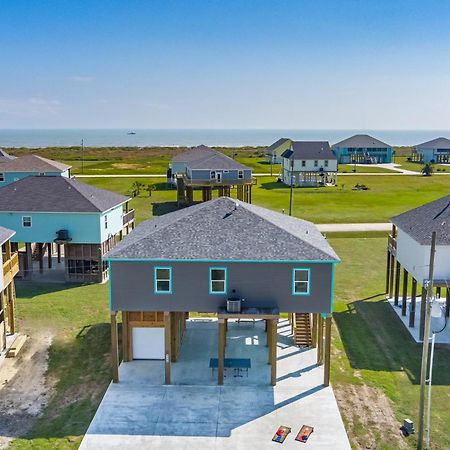 Stylish 4Br Crystal Beach Retreat Walk To Beach Bolivar Peninsula Dış mekan fotoğraf